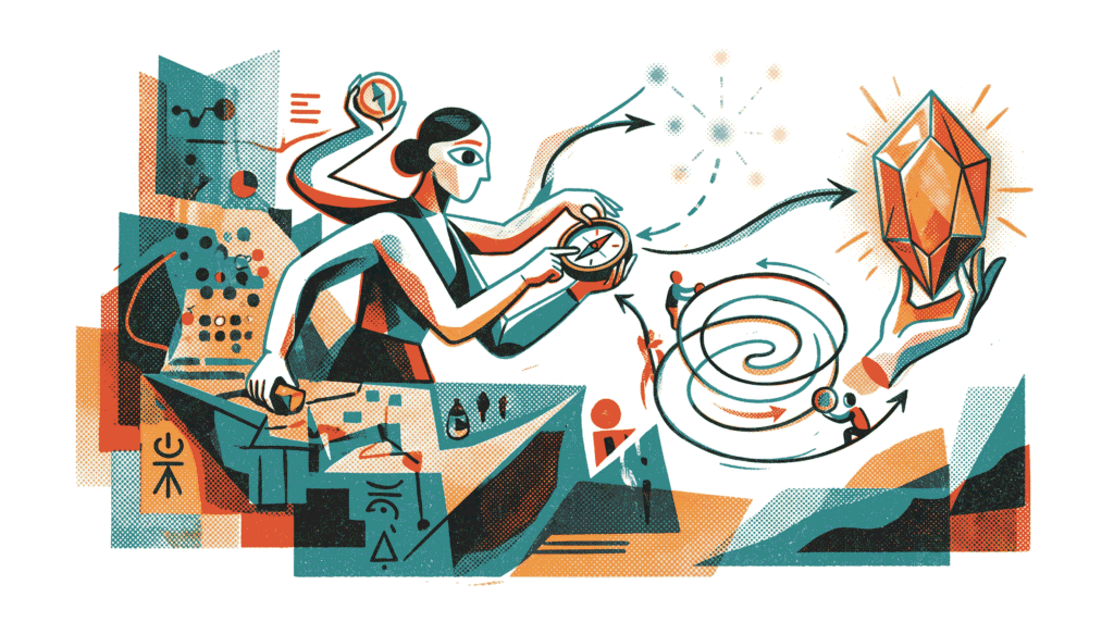 Flowchart of Agentic RAG showing self-correcting loop with retrieval, evaluation, and refinement steps